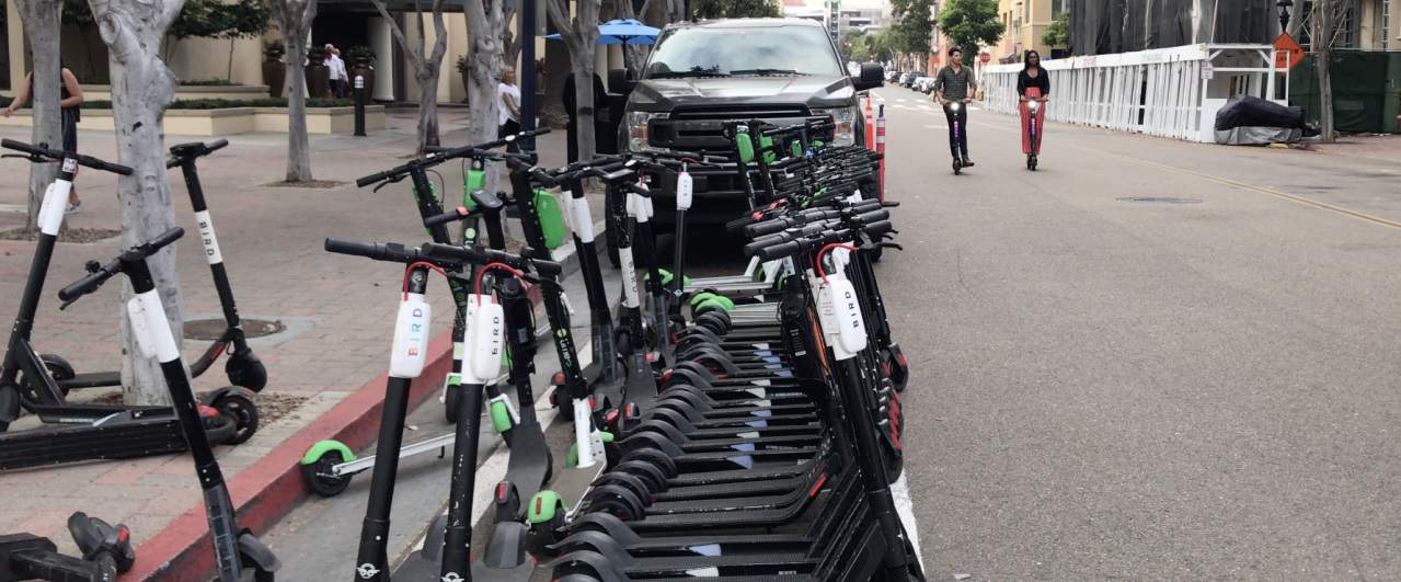 dockless scooters